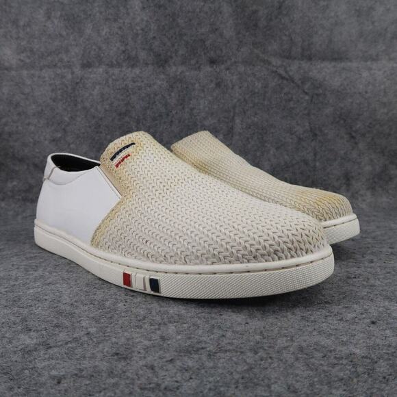 Bruno Marc Shoes Mens 12 Sneaker Slip On Casual Lifestyle Comfort Knit White Low - Picture 1 of 13